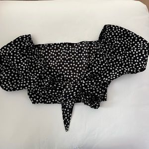 Ditsy Daisy Floral Crop Top